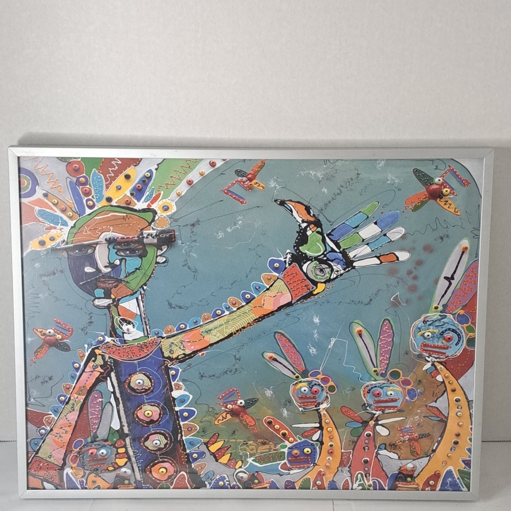 Anthony Breslin Print, Carnival Time I .  Framed and Mounted.